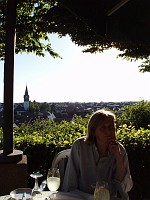 The view from our table overlooking Atzbach.